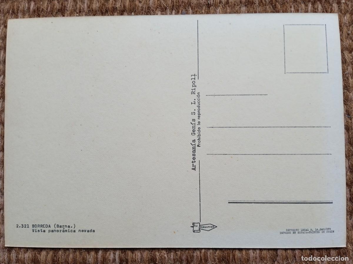 Postales: BORREDA - BARCELONA - ED. PERGAMINO - Foto 2