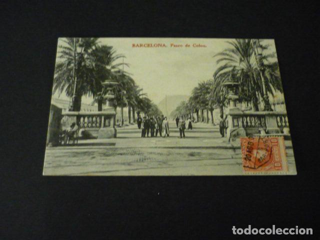Postales: BARCELONA PASEO DE COLON - Foto 1
