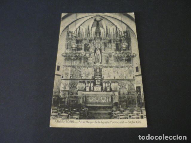 Postales: ARGENTONA BARCELONA ALTAR MAYOR - Foto 1