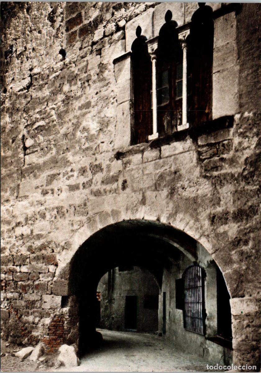 Postales: Sant Pere de Riudevitlles - Detall del palau de Lli&oacute; - RAE 7 - Ligeramente coloreada - 149x105mm