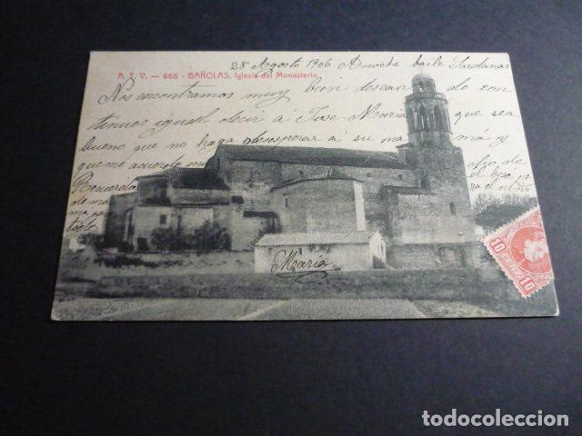 Postales: BA&Ntilde;OLAS GERONA IGLESIA DEL MONASTERIO - Foto 1