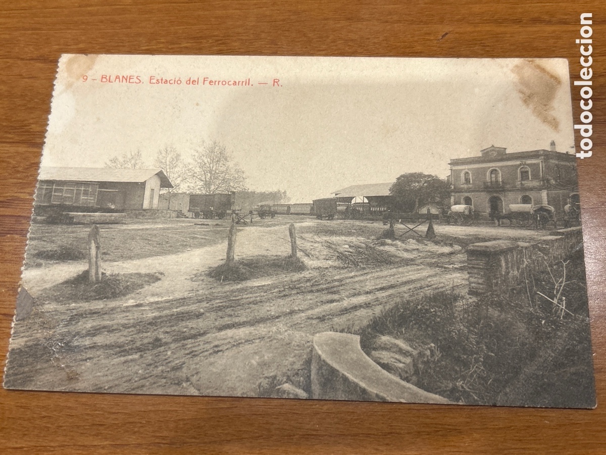 Postales: Blanes estaci&oacute;n de ferrocarril - Foto 1