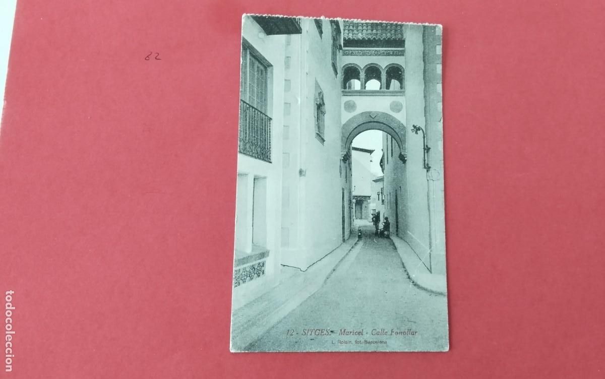 Postales: SITGES , POSTAL ANTIGUA ,BLANCO Y NEGRO - Foto 2