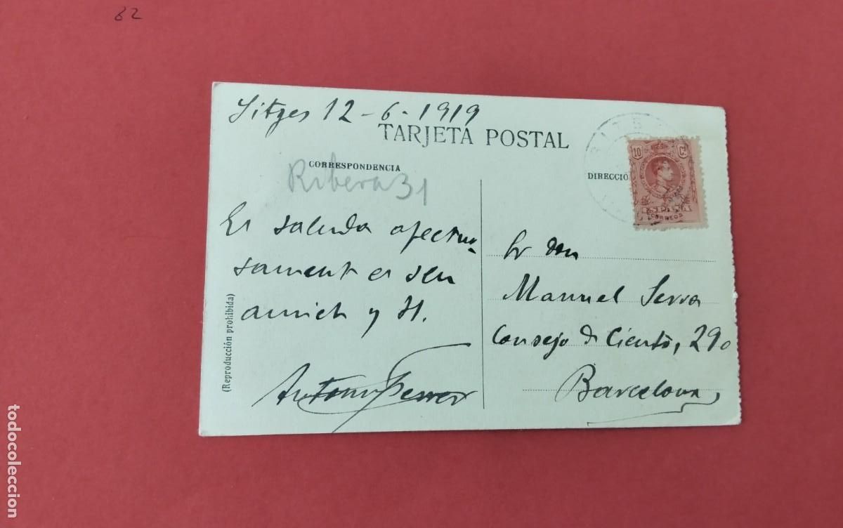 Postales: SITGES , POSTAL ANTIGUA ,BLANCO Y NEGRO - Foto 3