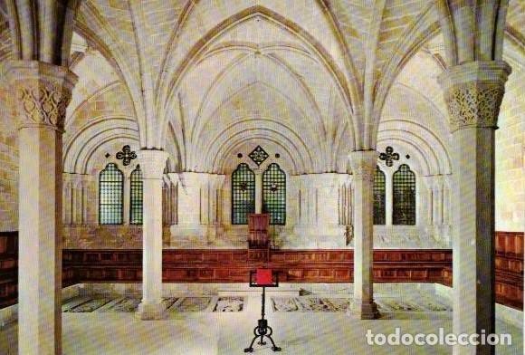 Postales: :::: Z472 - POSTAL - MONASTERIO DE POBLET - SALA CAPITULAR - Foto 1