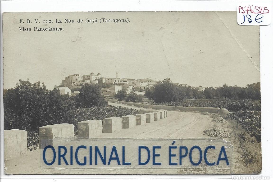Postales: (PS-76585)POSTAL FOTOGRAFICA DE LA NOU DE GAYA(TARRAGONA)-VISTA PANORAMICA.F.B.V.110
