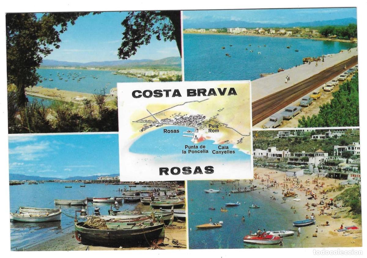 Postales: Postal Gerona. Rosas. 7-esp2975 - Foto 1