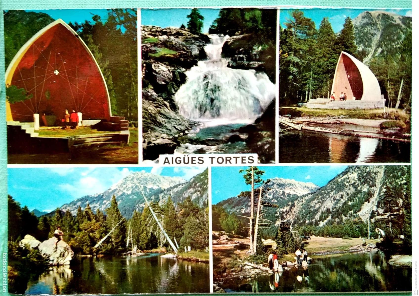 Cartoline: Aig&uuml;es Tortes. 50077 Vistas varias. A. Campa&ntilde;&aacute;. Nueva. Color.