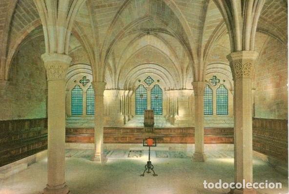 Postales: :::: Z475 - POSTAL - MONASTERIO DE POBLET - LA SALA CAPITULAR - Foto 1