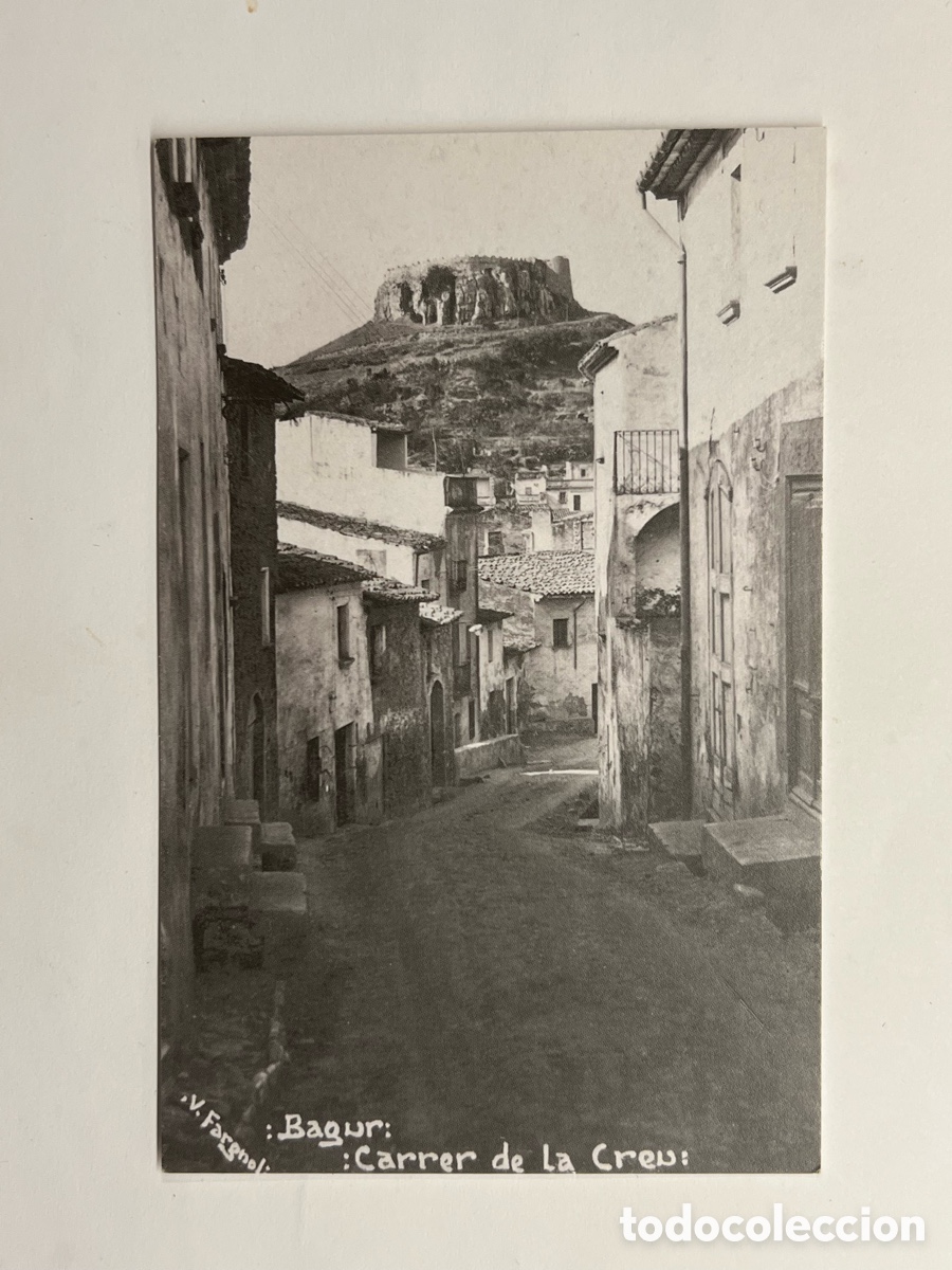 Postales: BAGUR (Gerona) Postal Carrer de la Creu.. Facs&iacute;mil - Foto 1