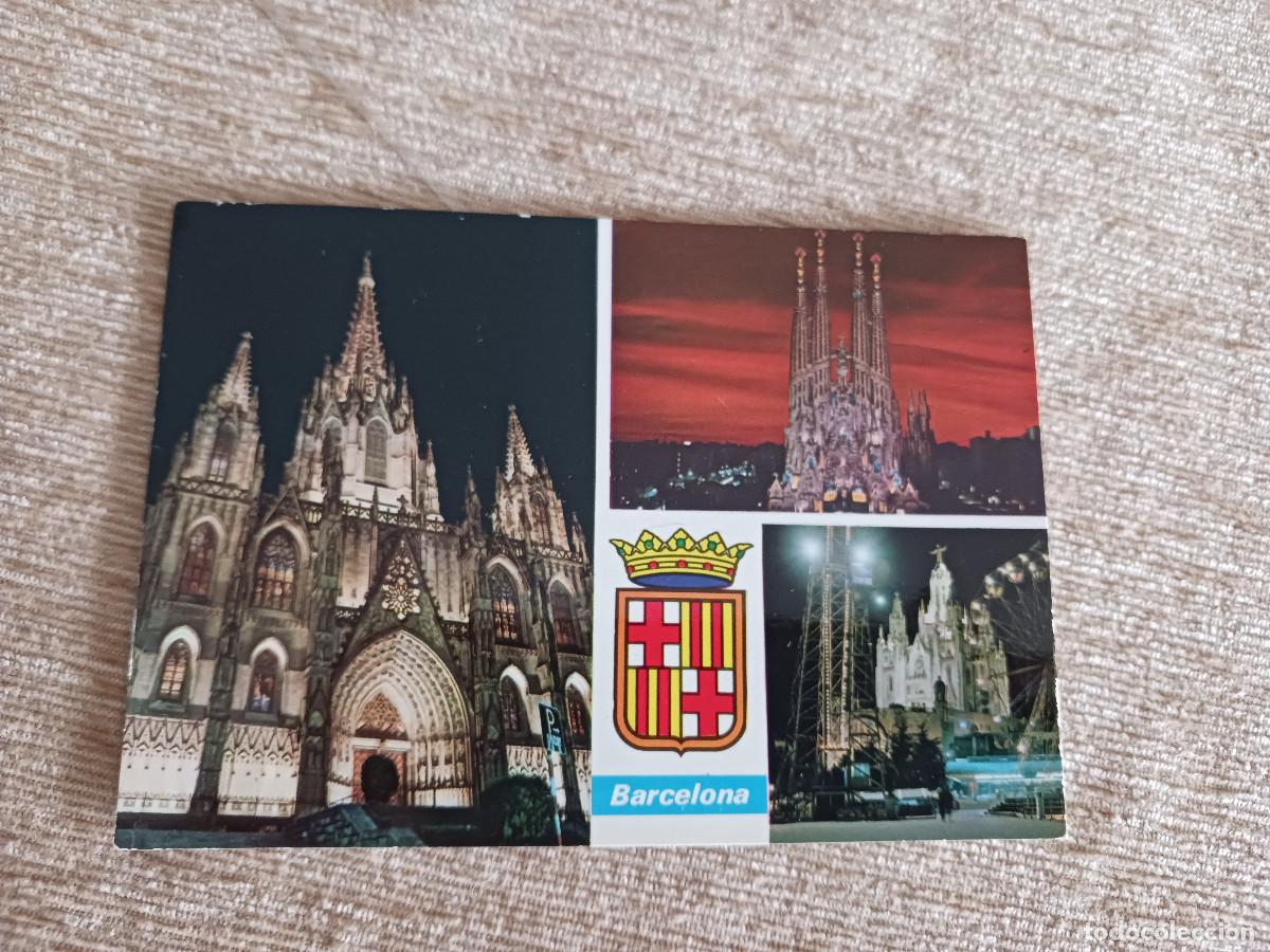 Postales: postal de artistas los barcena, a su representante, jordi morell de espectaculos fantasio