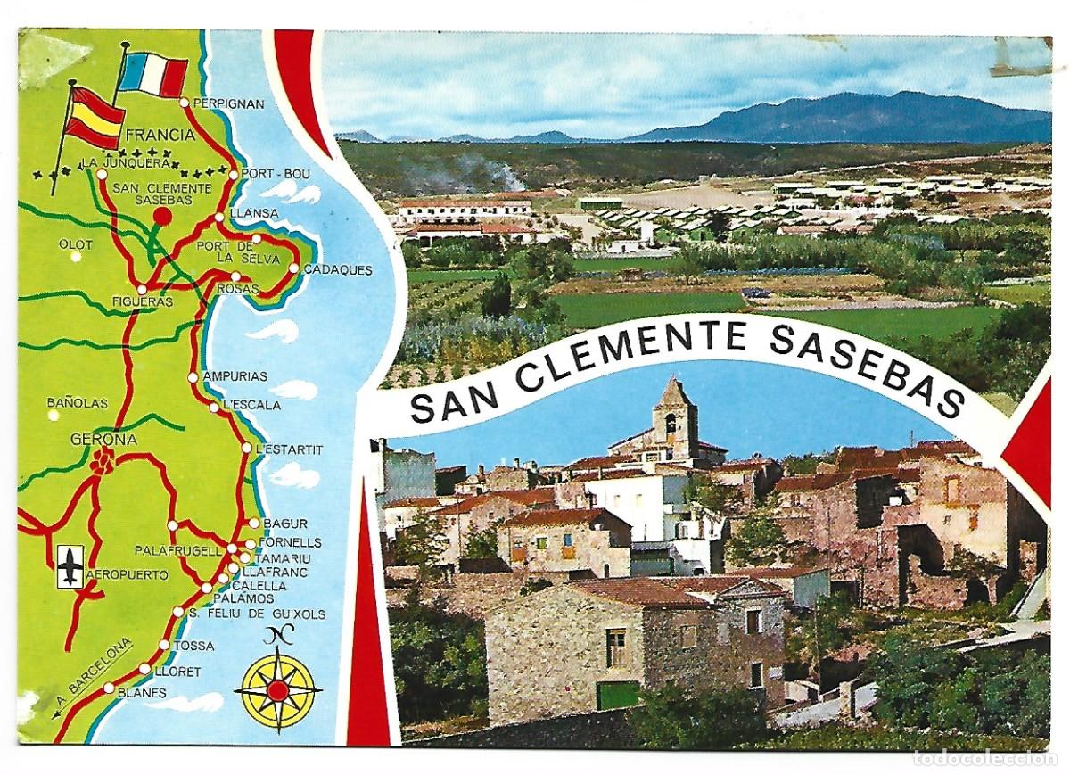 Postales: SAN CLEMENTE SASEBAS / GIRONA - Foto 1