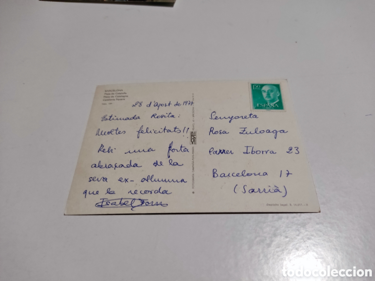 Postales: Postal Barcelona....... - Foto 2