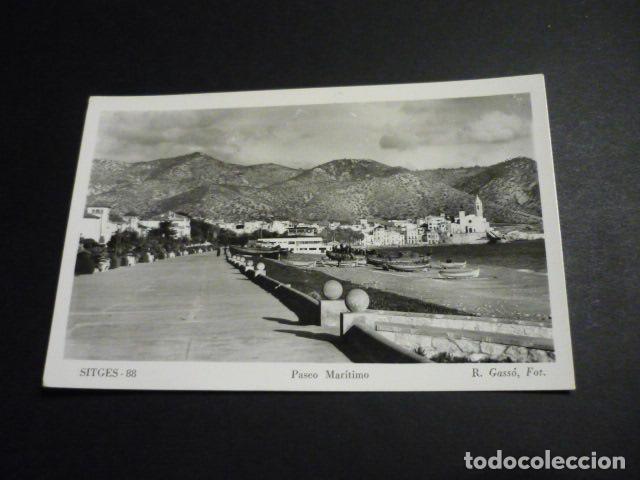 Postales: SITGES BARCELONA PASEO MAR&Iacute;TIMO - Foto 1