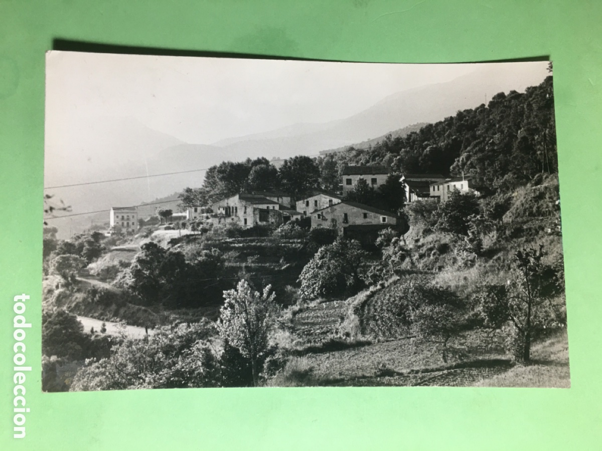 Postais: 1960 8/9 B/N CIRCULADA MONTSENY VISTA DEL PUEBLO R1247