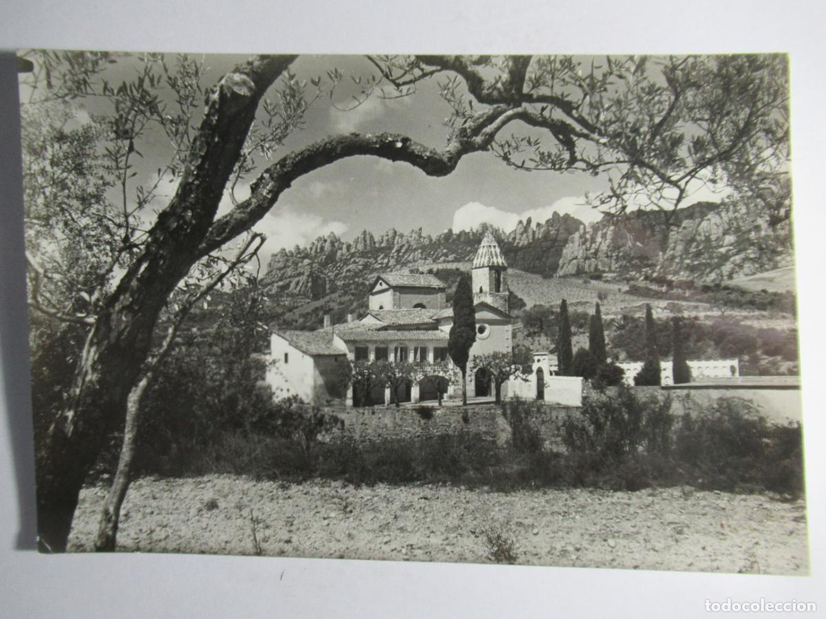 Postales: Monserrat - Vista parcial de la monta&ntilde;a - Archivo del Monasterio - Circulada