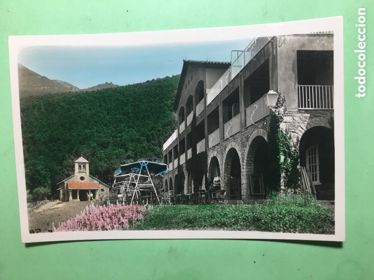 Postkarten: ANILINAS S/C MONTSENY 50 P CAPILLA Y HOTEL DE S. BERNAT FOTO ALSINA R1264