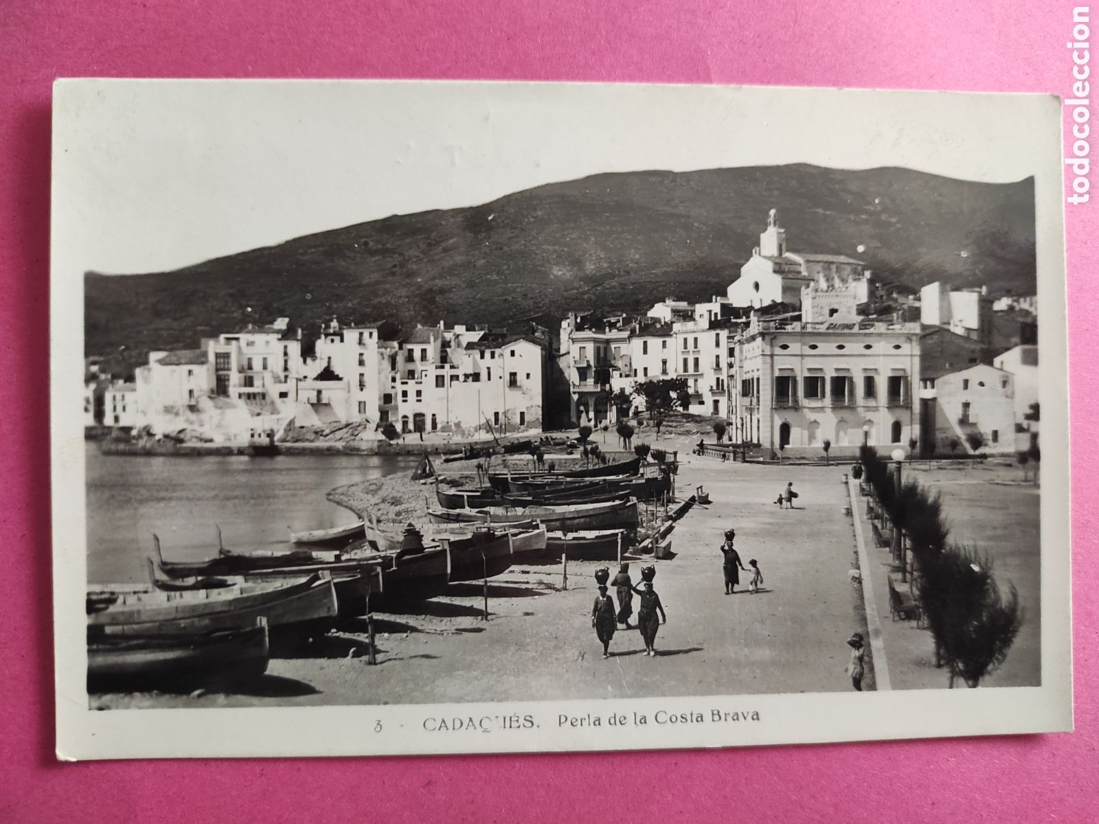 Postcards: POSTAL CADAQUES.- GIRONA.- PERLA DE LA COSTA BRAVA.- EDITORIAL FOTOGRAFICA.-BARCELONA.-