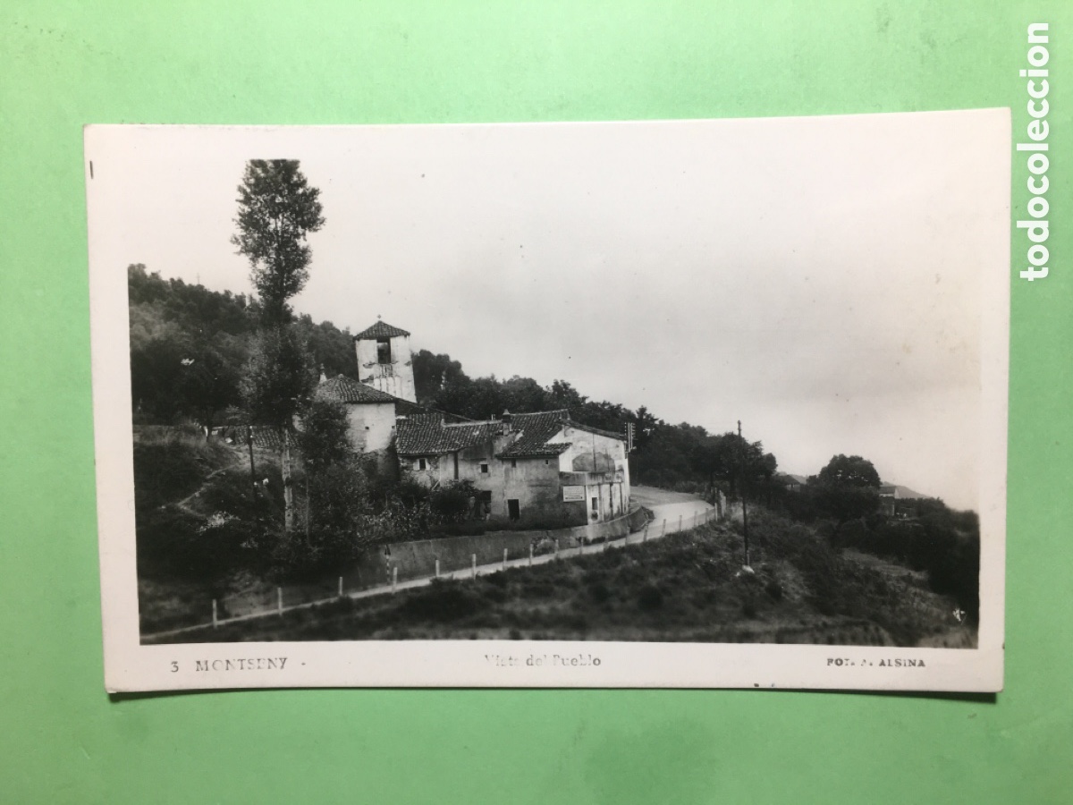 Postales: 1957 1/9 B/N CIRCULADA MONTSENY 3 VISTA DEL PUEBLO FOTO ALSINA R1275