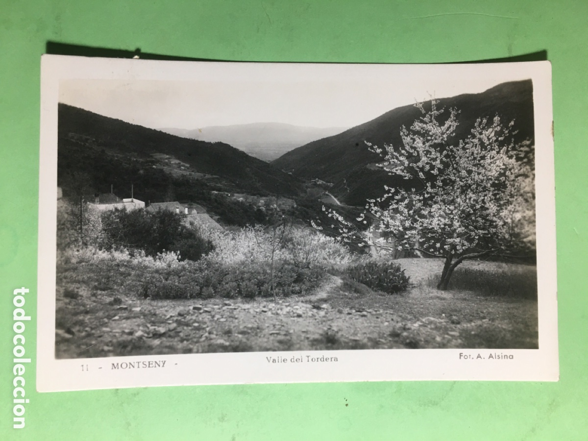 Postkarten: 1957 3/9 B/N CIRCULADA MONTSENY 11 VALLE DEL TORDERA FOT. ALSINA R1278