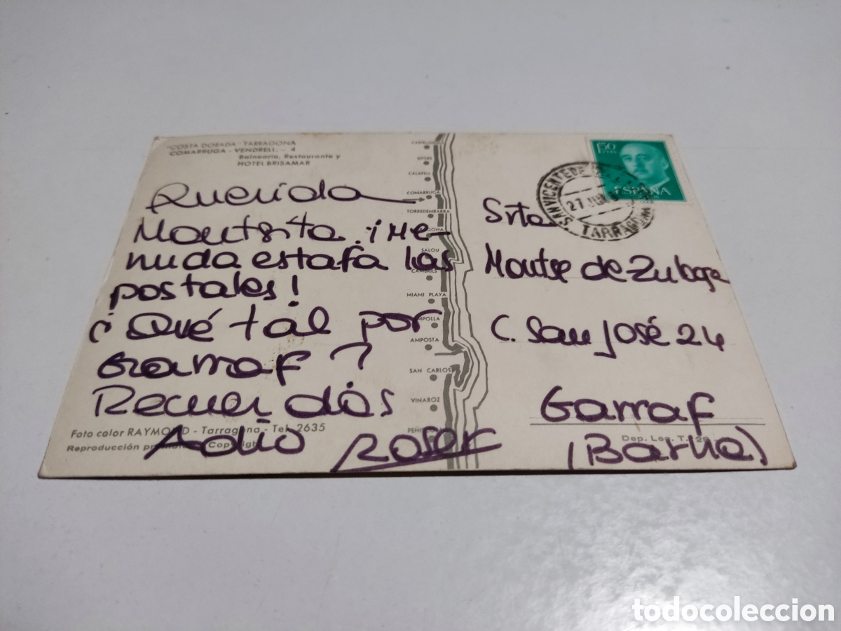 Postales: Postal Comarruga hotel brisamar - Foto 2