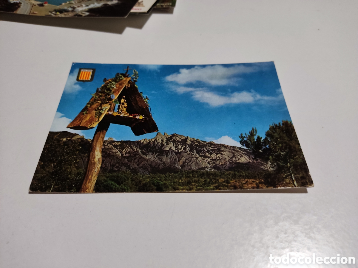 Postal Montserrat la moreneta