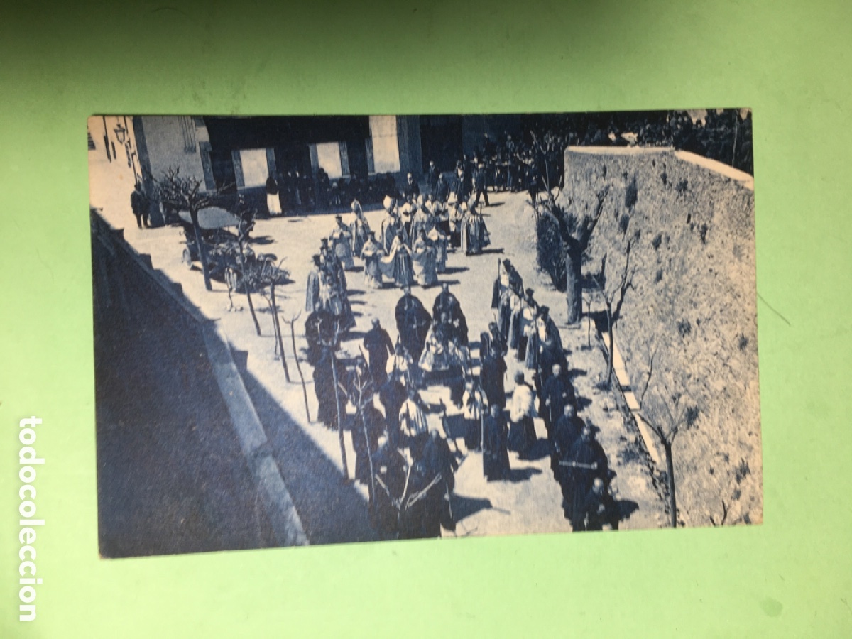 Cartes Postales: ANTIGUA B/N S/C MONTSERRAT 29 PROCESI&Oacute;N FIESTA VIRGEN FOTO ROISIN R1291