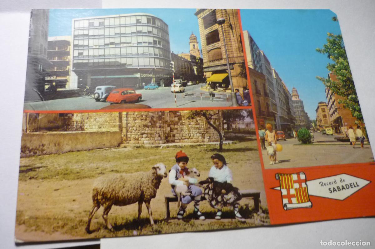 Postales: postal sabadell div.aspectos circulada - Foto 1