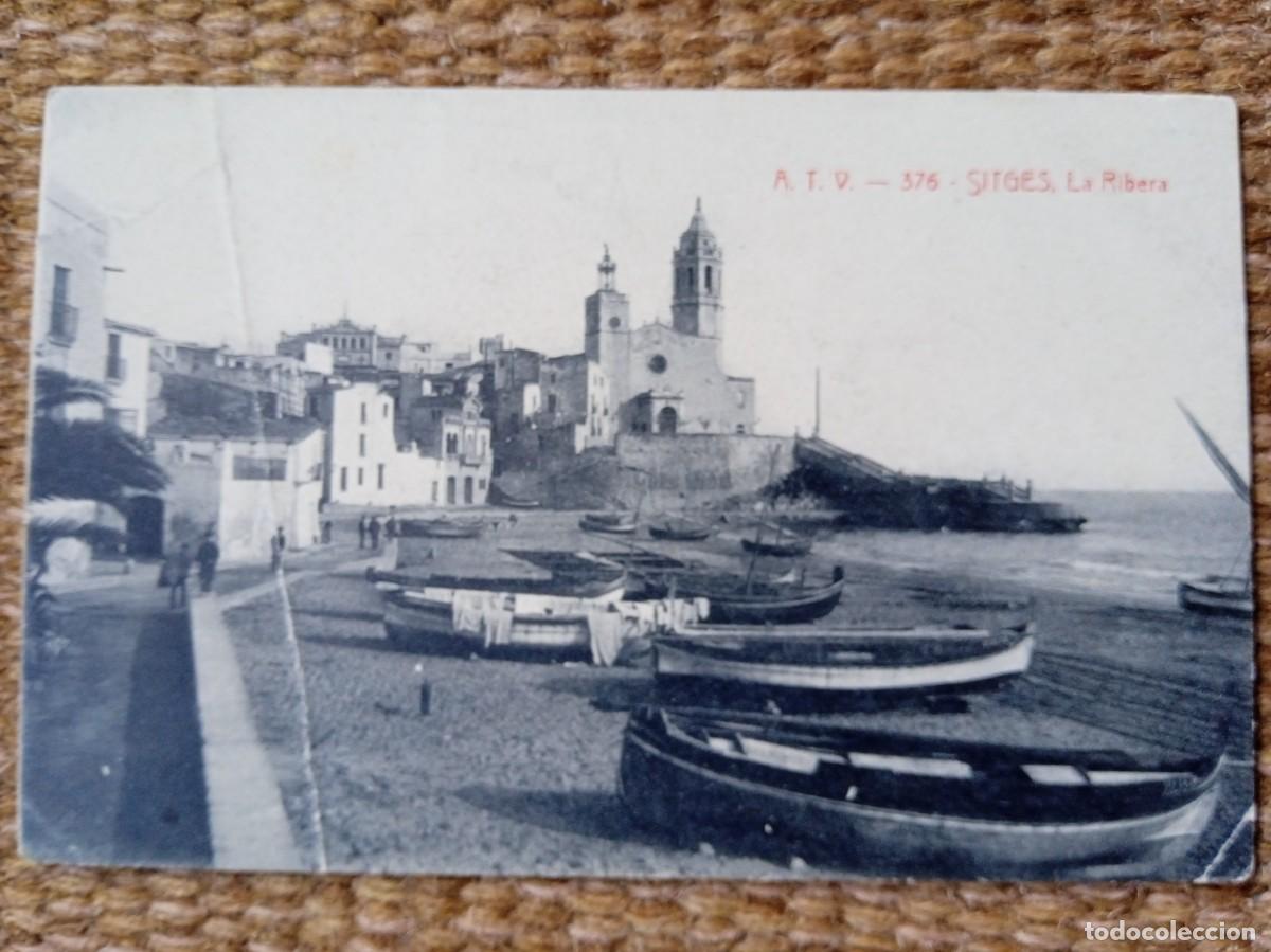 Postales: SITGES - LA RIBERA - ED. ANGEL TOLDRA - Foto 1