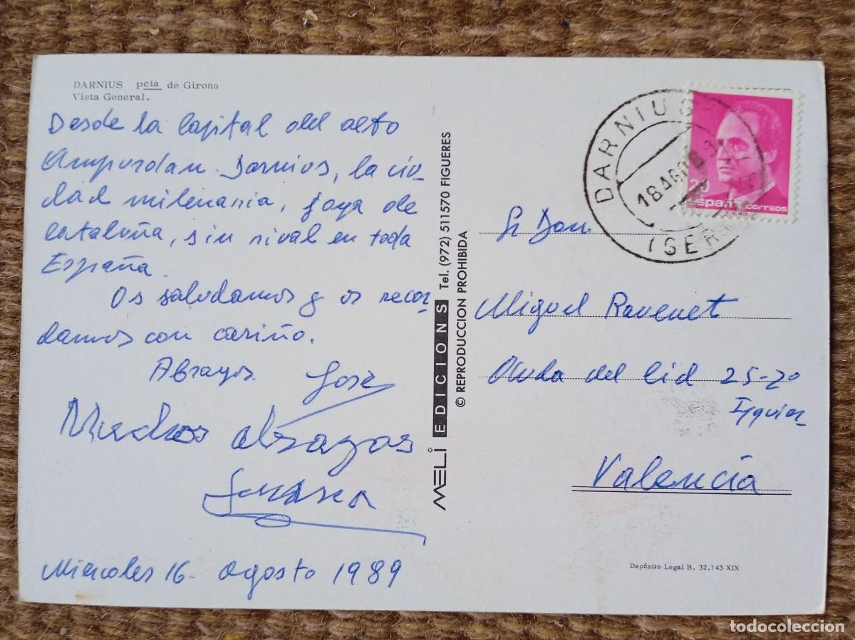 Postales: DARNIUS - GIRONA - MELI EDICIONES - Foto 2