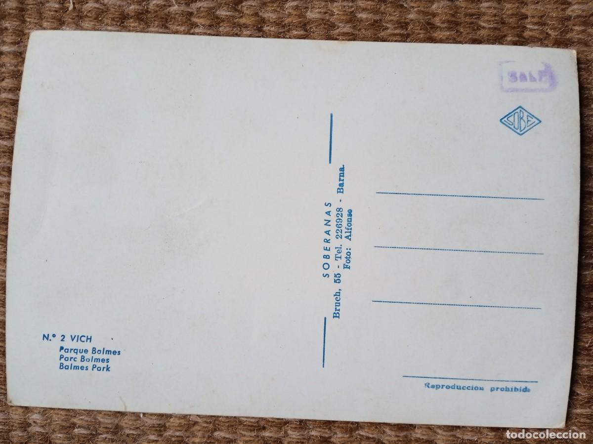 Postales: VICH - BARCELONA - SOBERANAS - Foto 2