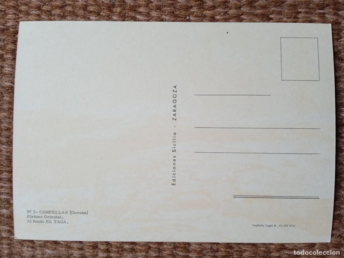 Postales: CAMPELLAS - GERONA - ED. SICILIA - Foto 2