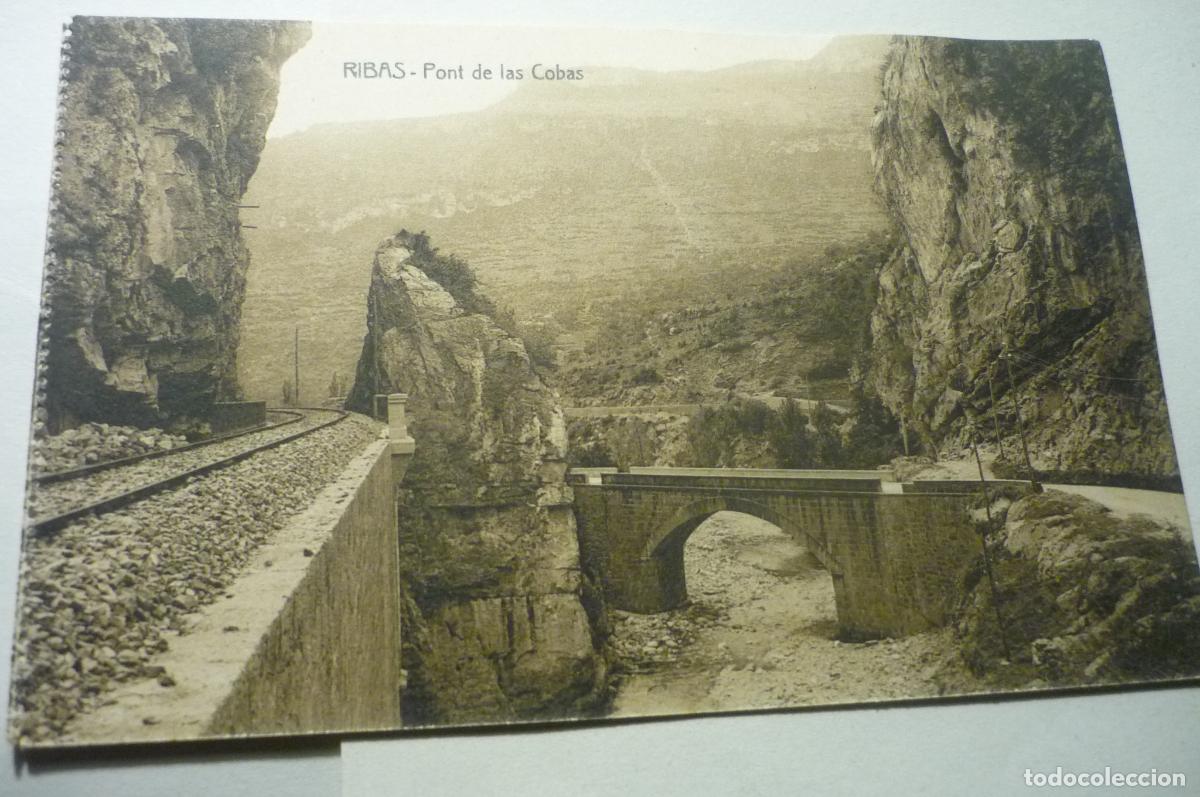 Postales: POSTAL RIBAS PONT DE LAS COBAS CM - Foto 1