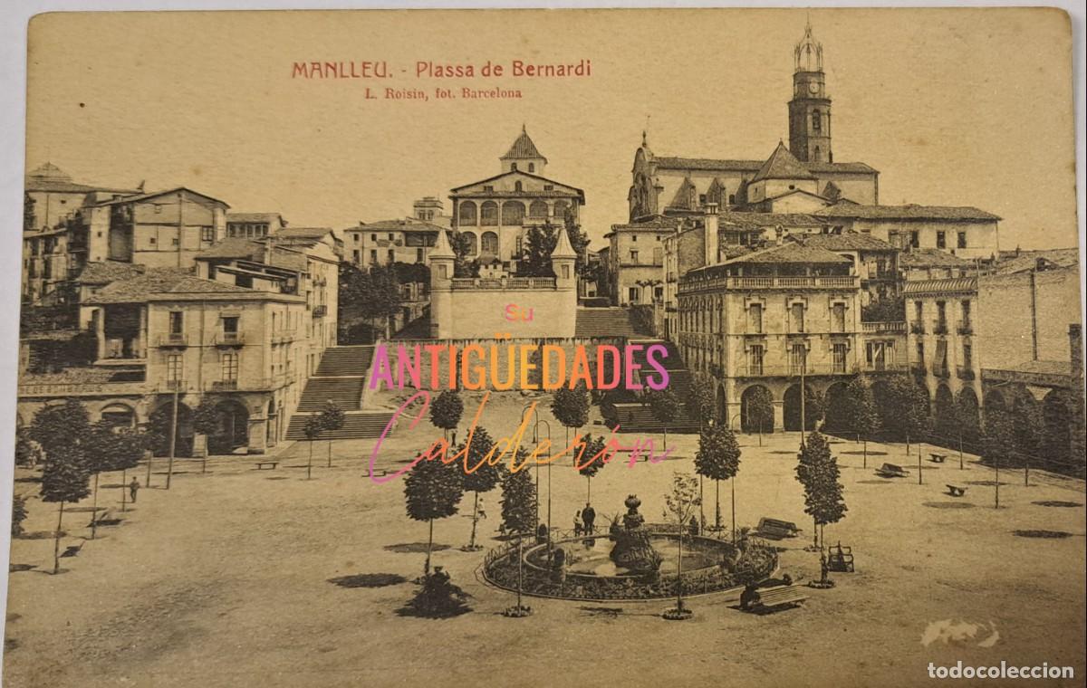 Postales: Postal de Manlleu, Plassa de Bernardi - Foto 2