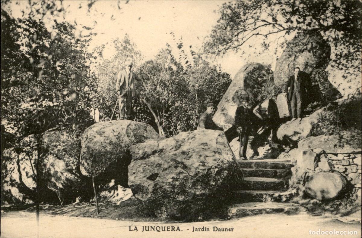 Postales: Original de epoca - La Junquera - Jardin Dauner - Foto 1