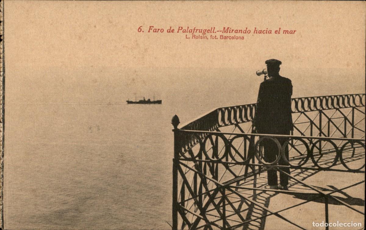 Postkarten: Original de epoca - Palafrugell - Faro Mirando hacia el mar - L. Roisin