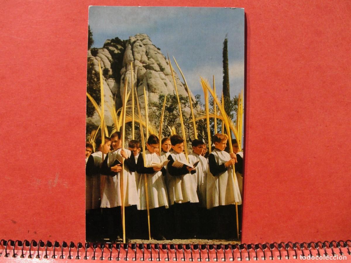 Postales: POSTAL ESCOLANIA MONTSERRAT A&Ntilde;O 1966 - PARE ROMUALD - EDICION DEL MISMO MONASTERIO