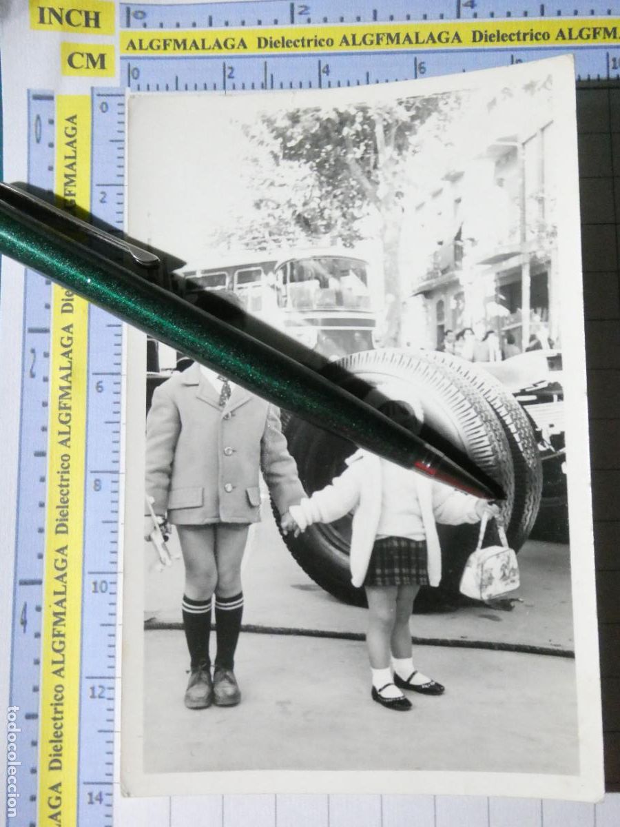 Cartes Postales: FOTO FOTOGRAF&Iacute;A FOT&Oacute;GRAFO VILLANUEVA Y GELTR&Uacute; A&Ntilde;O 1965. D'LLA. NI&Ntilde;OS. 696