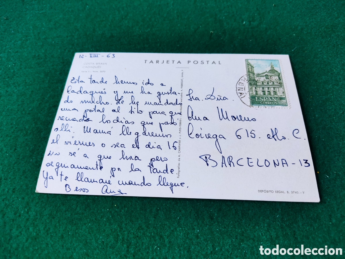 Postales: Postal Cadaqu&eacute;s....... - Foto 2