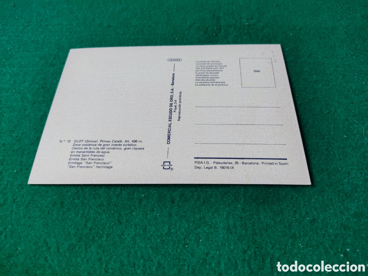 Postales: Postal Olot iglesia...... - Foto 2