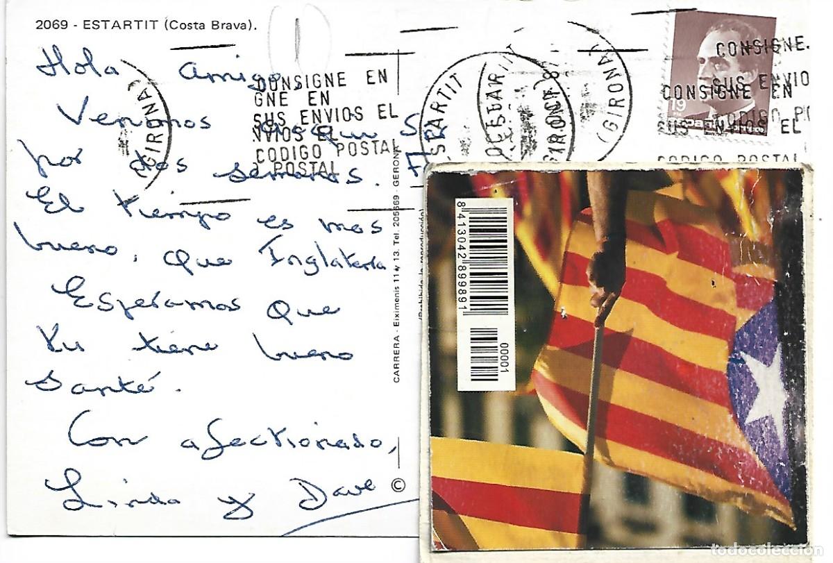Postales: COSTA BRAVA.- ESTARTIT / GIRONA - Foto 2