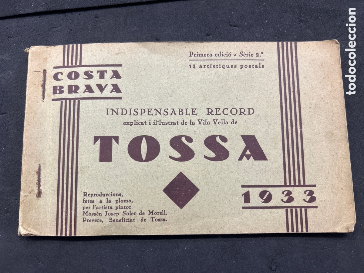 Postales: 12 postales tossa 1933 - Foto 1