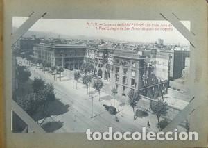 Postales: Sucesos de Barcelona. 100 postales. 1909 - Foto 2