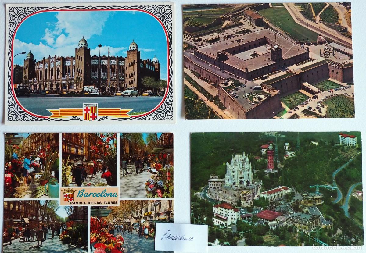 Postales: LOTE DE 50 POSTALES DE BARCELONA - Foto 1