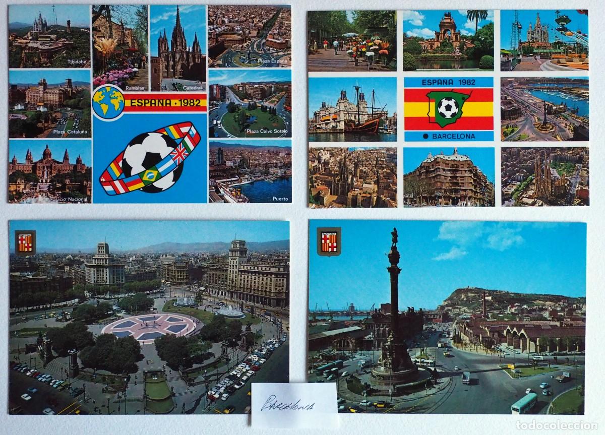 Postales: LOTE DE 50 POSTALES DE BARCELONA - Foto 5