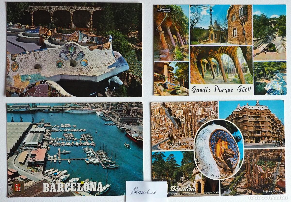 Postales: LOTE DE 50 POSTALES DE BARCELONA - Foto 8