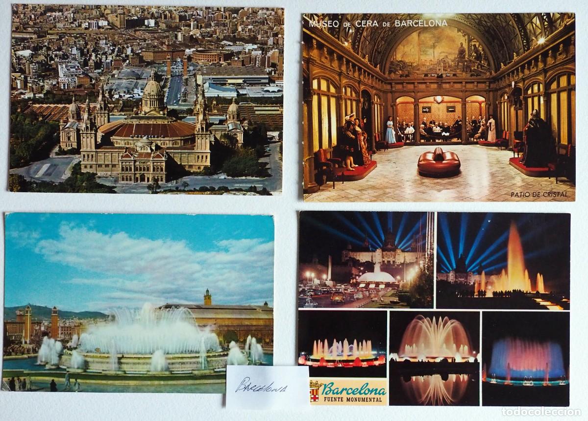 Postales: LOTE DE 50 POSTALES DE BARCELONA - Foto 10