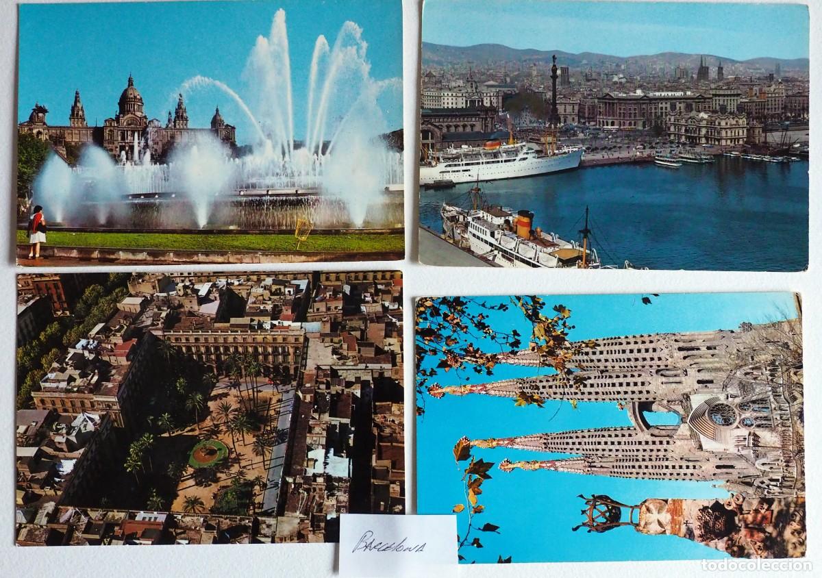 Postales: LOTE DE 50 POSTALES DE BARCELONA - Foto 11