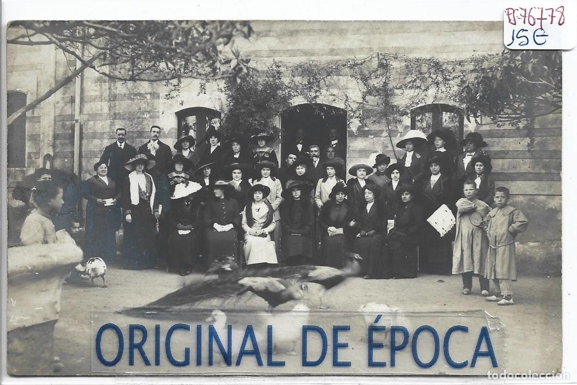 Cartoline: (PS-76778)POSTAL FOTOGRAFICA DESCONOCIDA-REUNION FAMILIAR