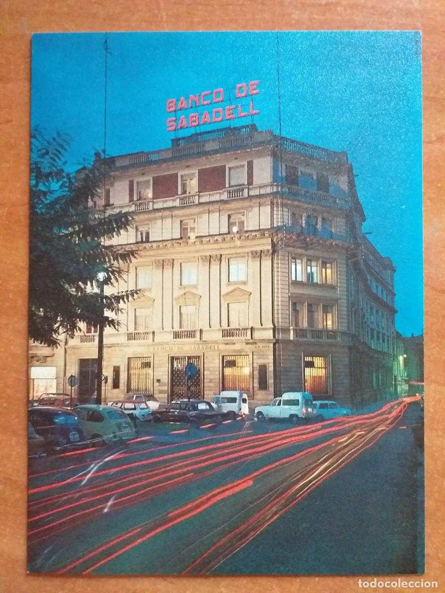 Postales: 1984 POSTAL NAVIDE&Ntilde;A BANCO DE SABADELL